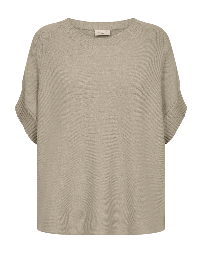 Freequent Visit Pullover silver mink melange