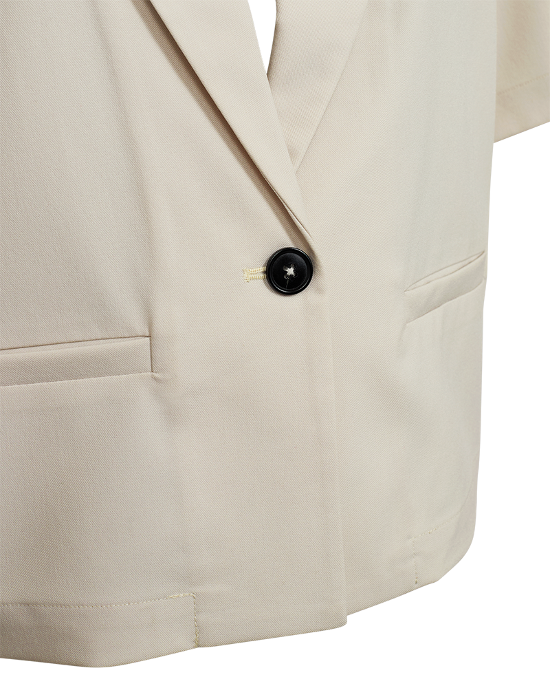 Freequent Maeve Blazer Cropped moonbeam