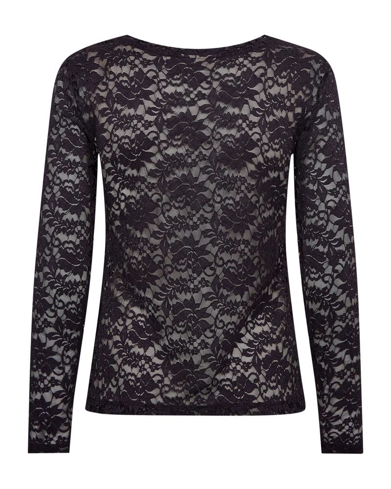 Freequent Donna Tee Mesh nightshade