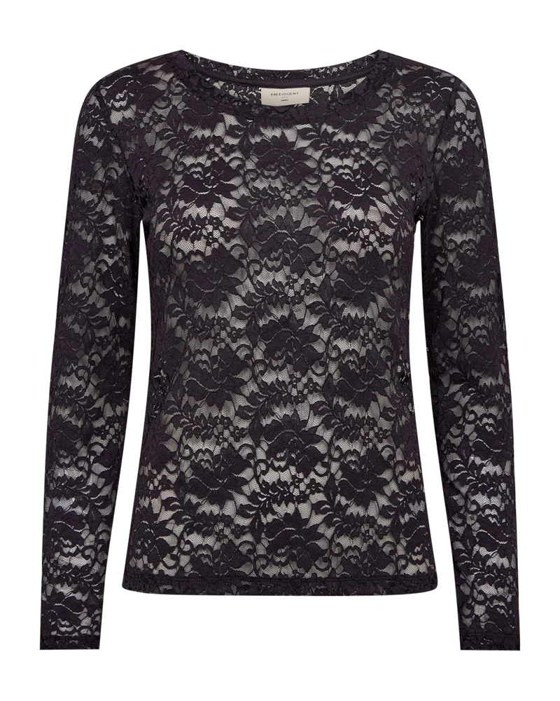 Freequent Donna Tee Mesh nightshade