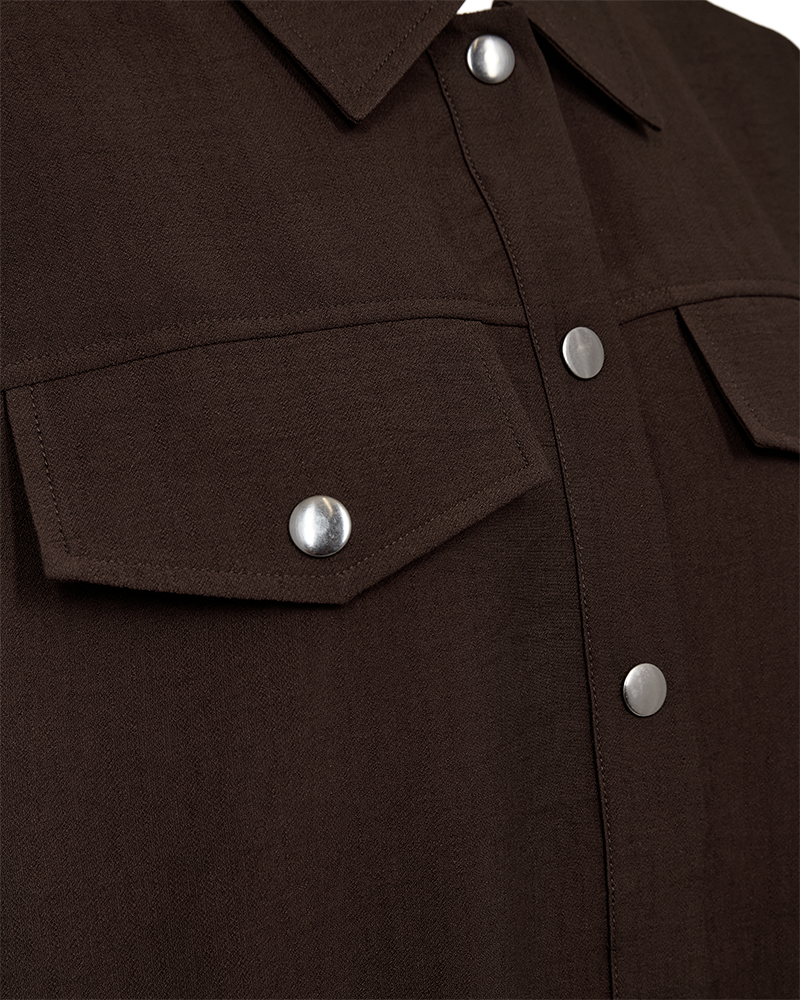 Freequent Riva Blouse mole brown