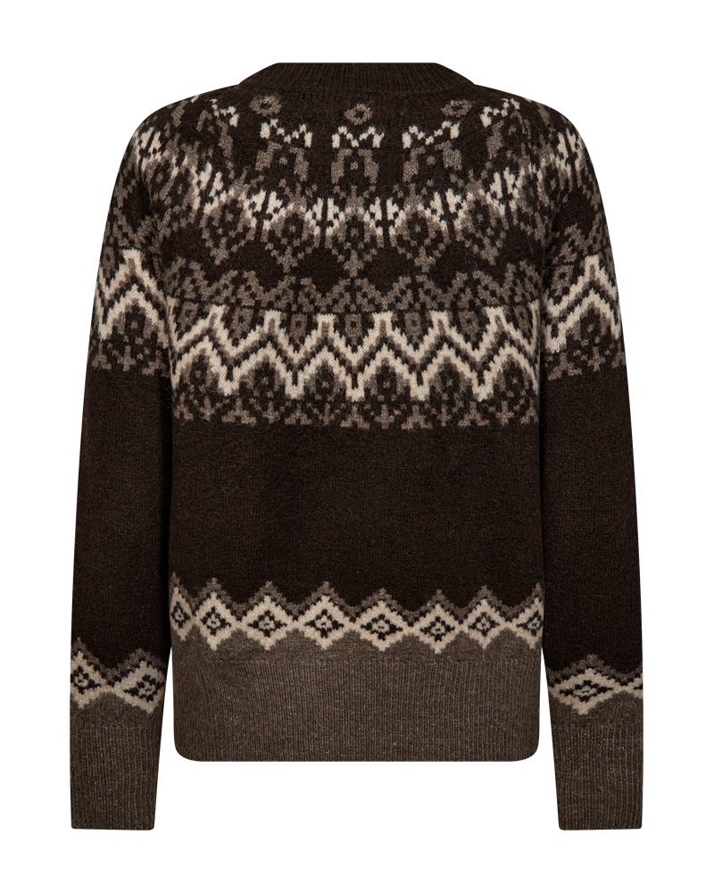 Freequent Merla Pullover Mole w. Morel