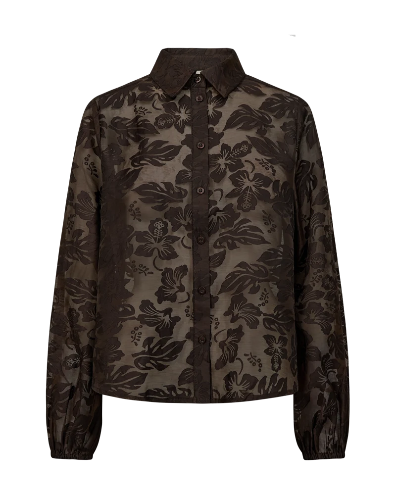 Freequent Simme Shirt mole brown