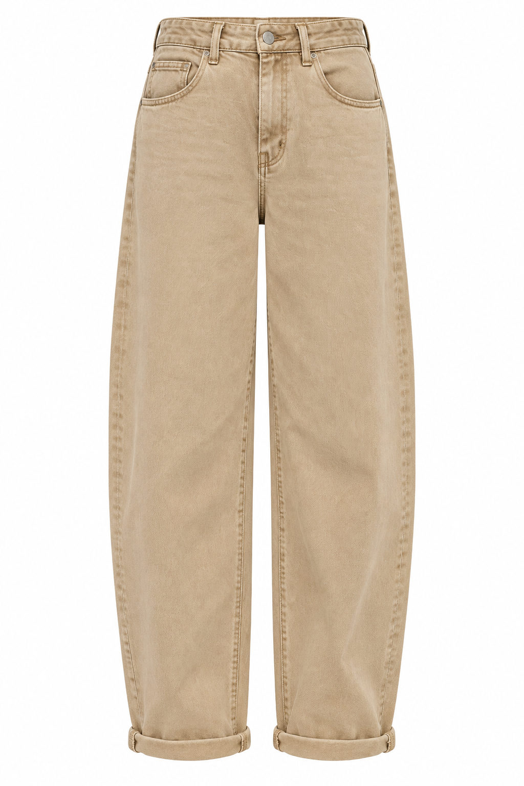 Redial Barrel Jeans Beige 9279-8