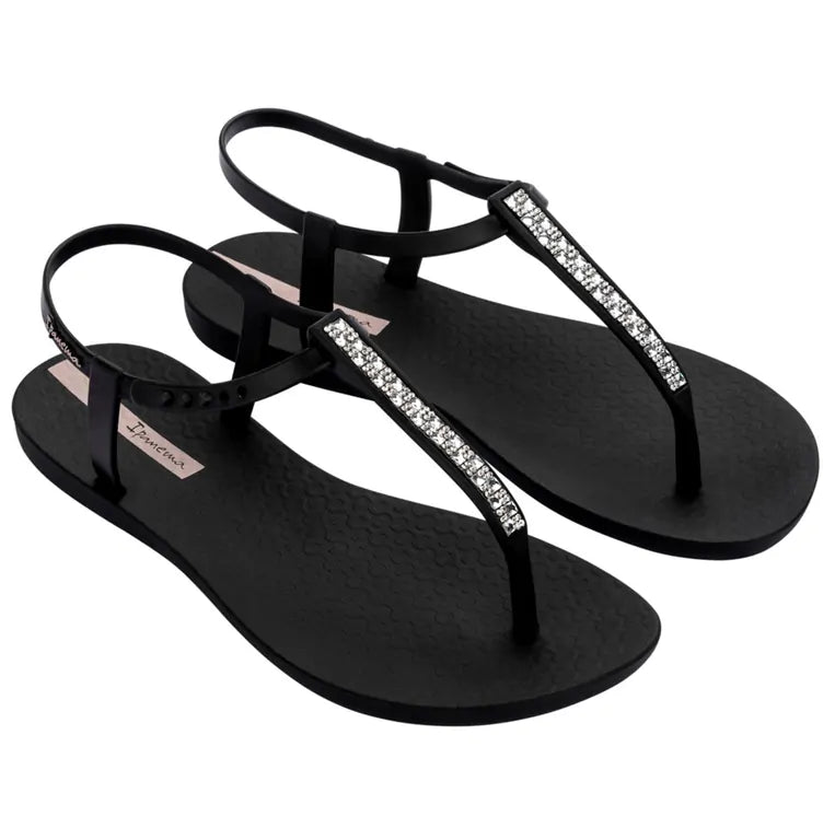 Ipanema Class Chic Slippers black crystal