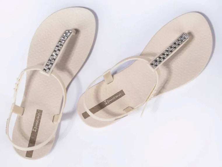 Ipanema Class Chic Slippers beige crystal