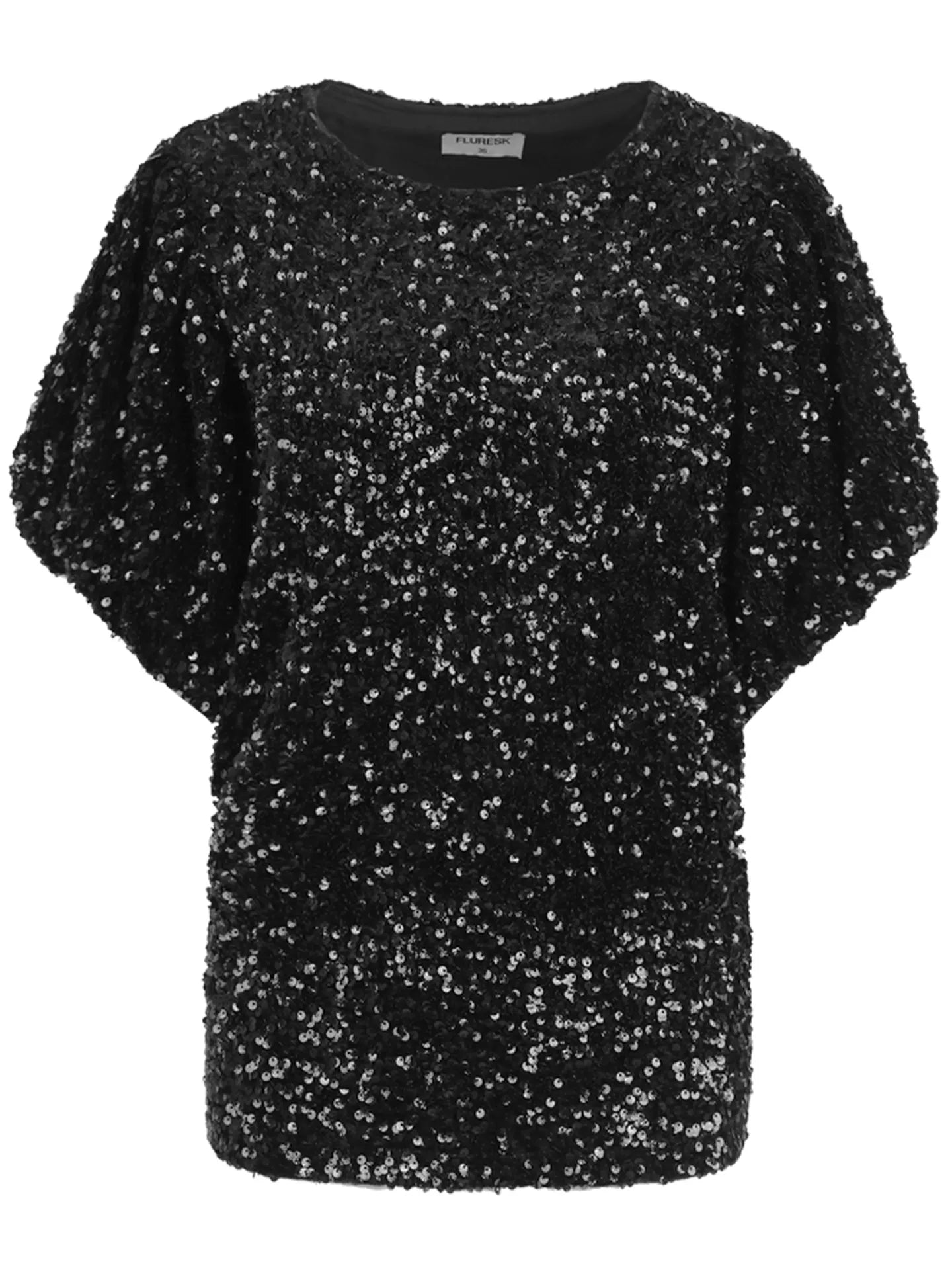 Fluresk Jenisis Top zwart