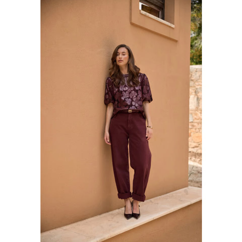 Nukus Petra Pants cherry