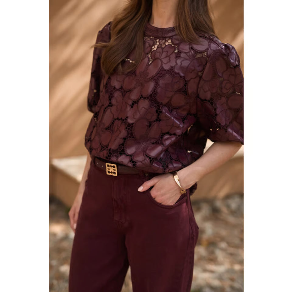 Nukus Petra Pants cherry
