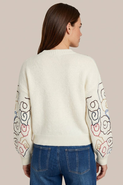 C&S Wings Knit Pullover wool white/colour