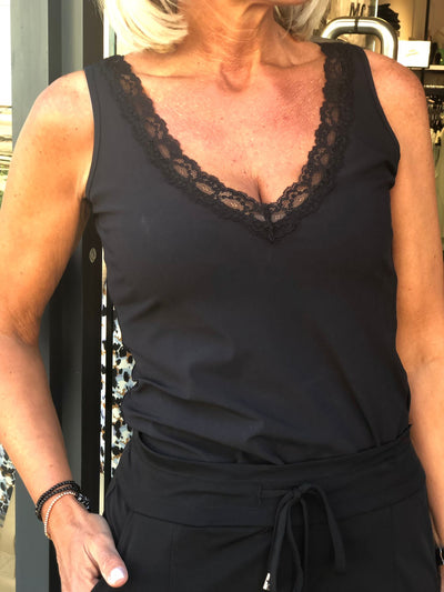 Mi Piace Travelstof Top zwart 202129 zwart