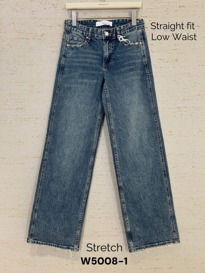 Queen Hearts Jeans W5008-1 washed blue