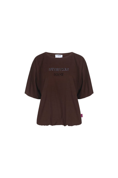 Fluresk Dez T-Shirt dark chocolate