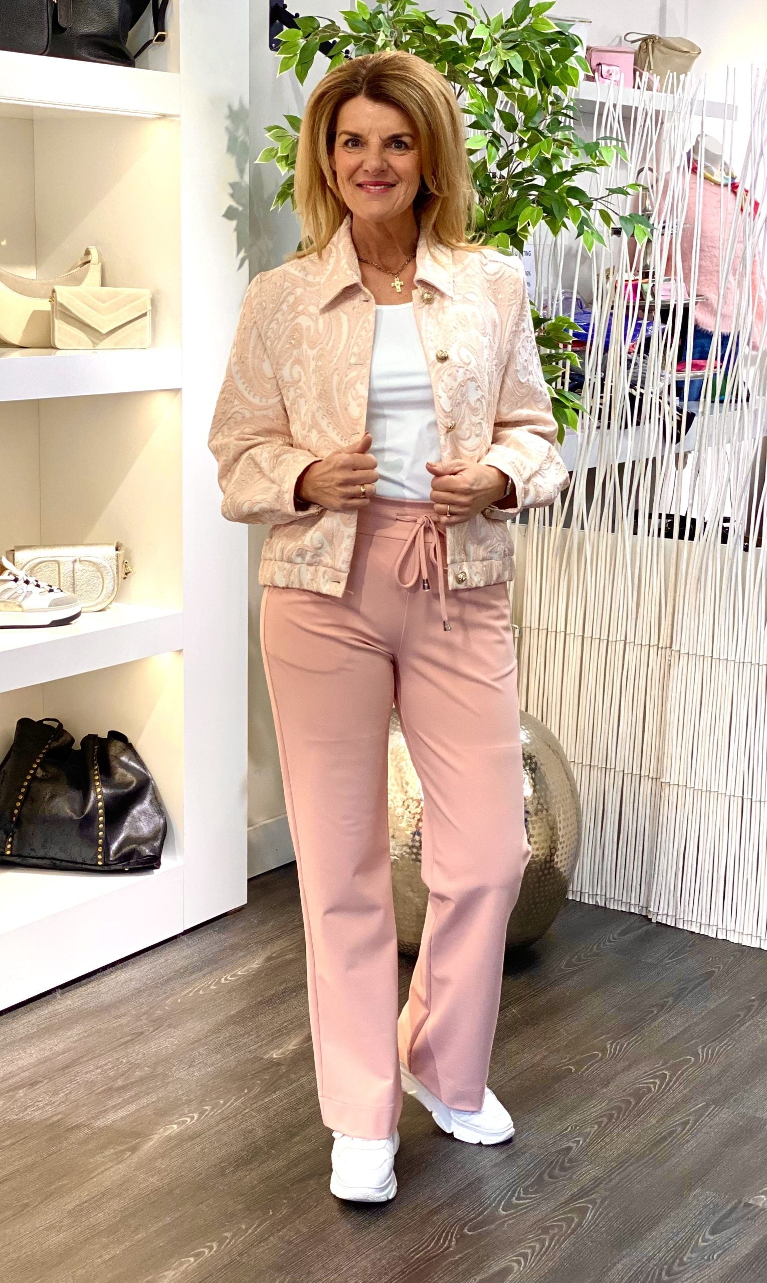 Mi Piace Travelstof Paisley Jacquard Jack 202795 mellow rose