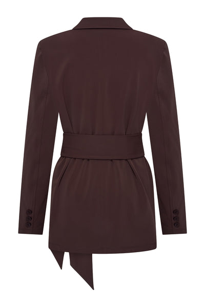 Mi Piace Travel Blazer Belted 202823 espresso