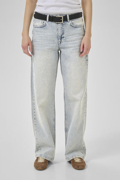 My Essential Wardrobe Jeans Louis 139 High Wide Broek L34 light blue wash