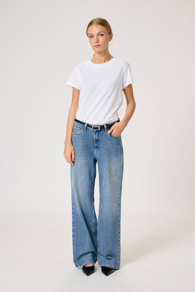 My Essential jeans Wardrobe Louis 139 High Wide Broek L32 medium blue retro wash