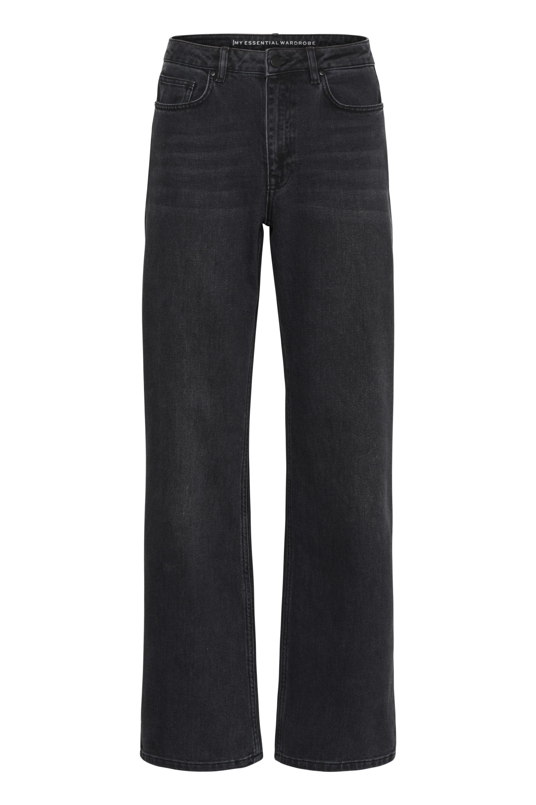 My Essential Wardrobe Louis 139 High Wide Broek L34 black retro wash