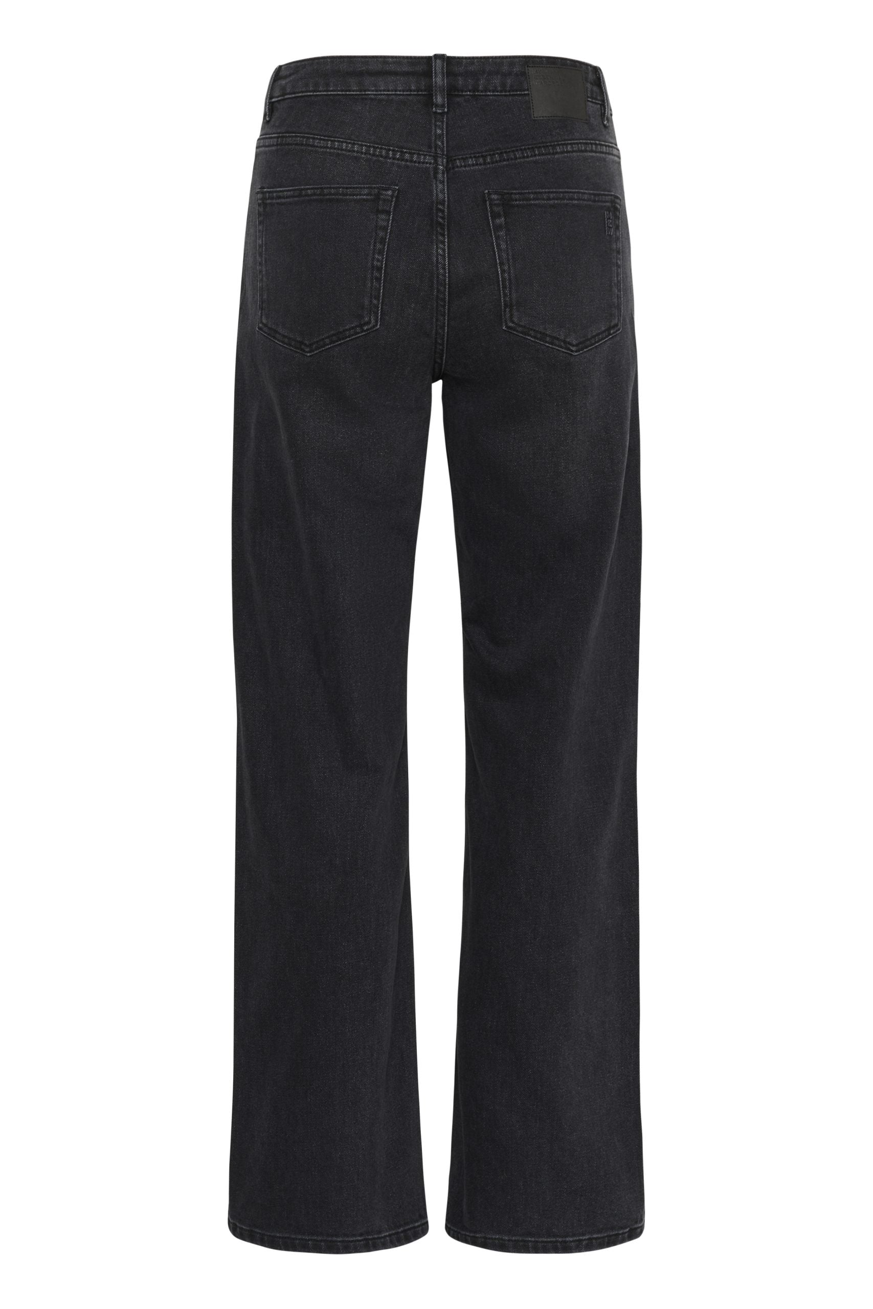 My Essential Wardrobe Louis 139 High Wide Broek L34 black retro wash