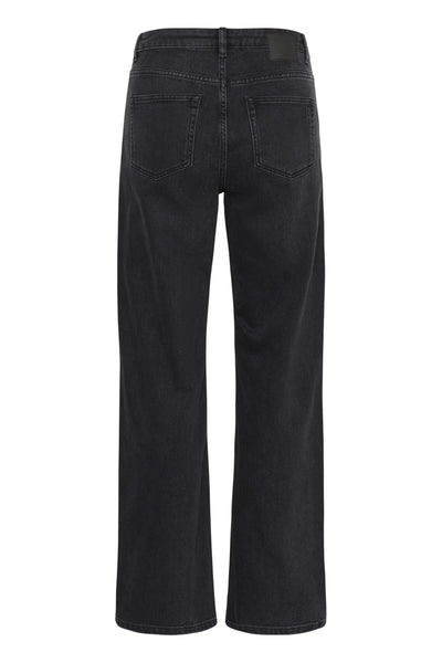 My Essential Wardrobe Louis 139 High Wide Broek L34 black retro wash