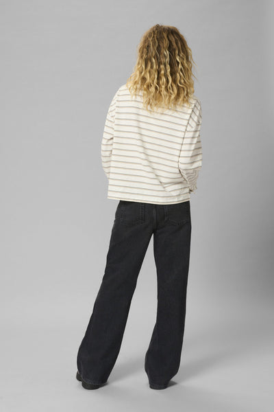 My Essential Wardrobe Louis 139 High Wide Broek L34 black retro wash