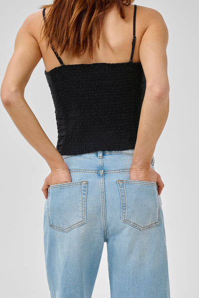 My Essential Wardrobe Louis 139 High Wide Broek L34 baby blue wash