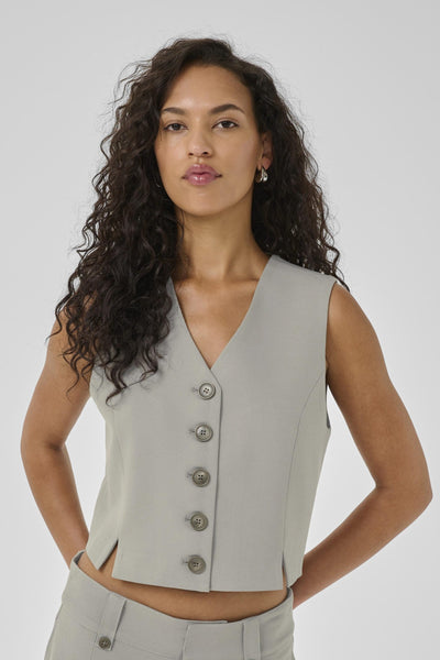 My Essential Wardrobe DisaMW Vest Gilet moon mist