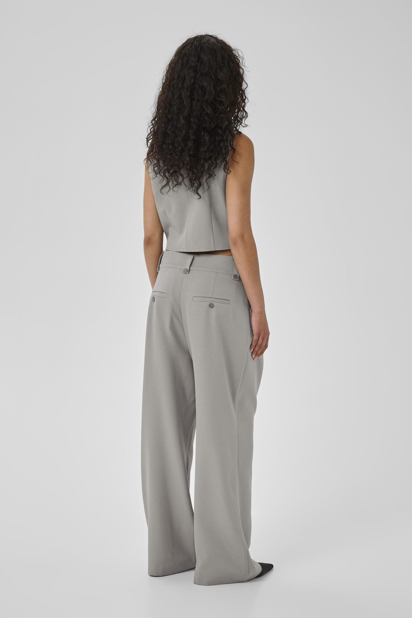 My Essential Wardrobe DisaMW High Wide Pantalon moon mist