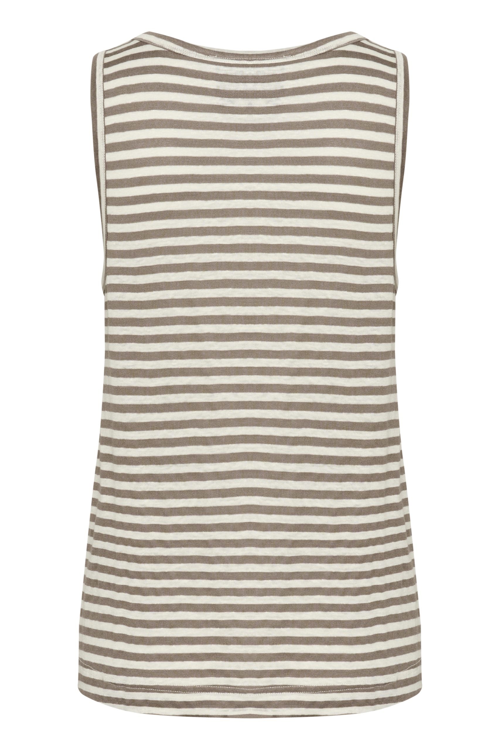 My Essential Wardrobe LisaMW Stripe Top major brown striped