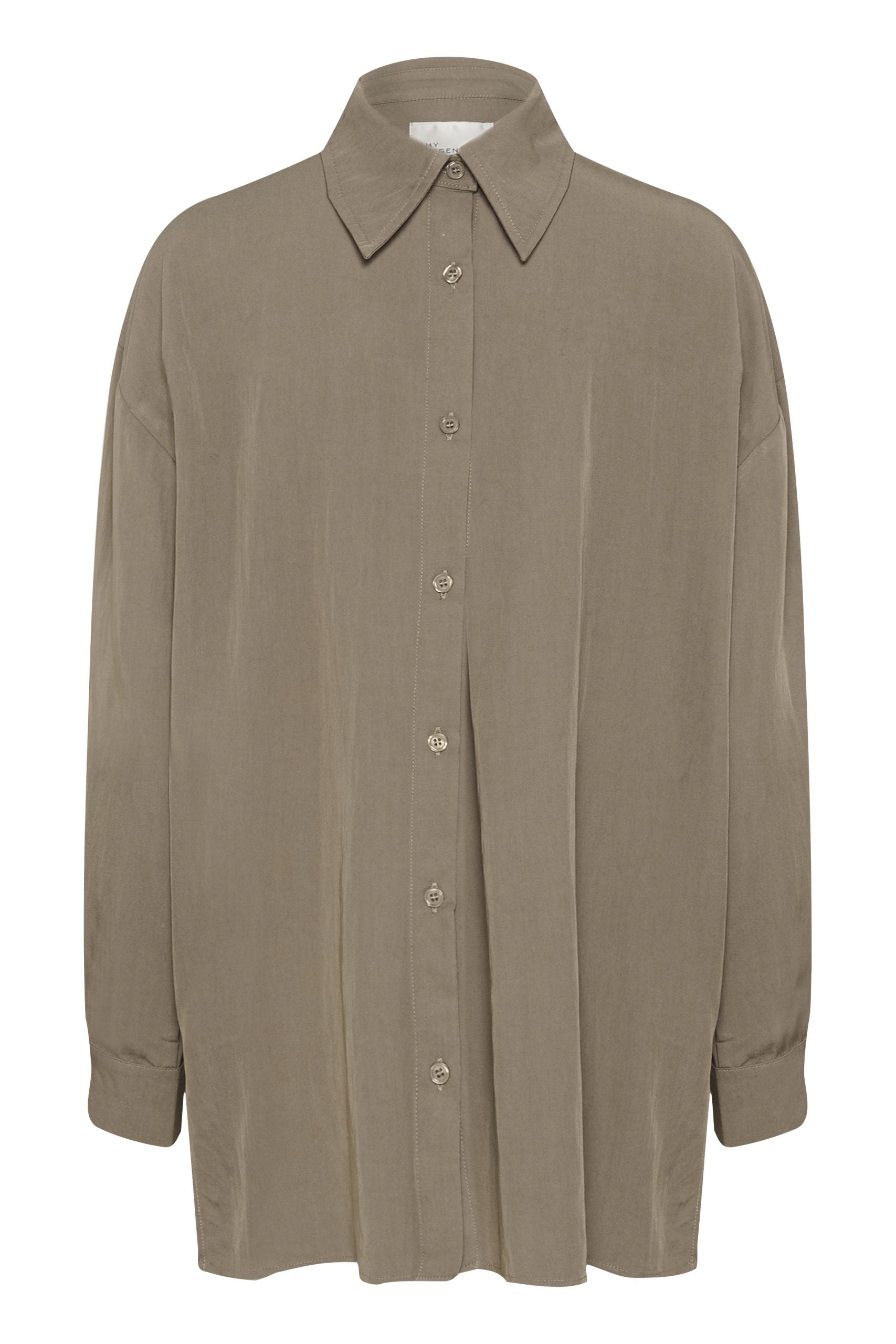 My Essential Wardrobe GildaMW Boxy Shirt walnut