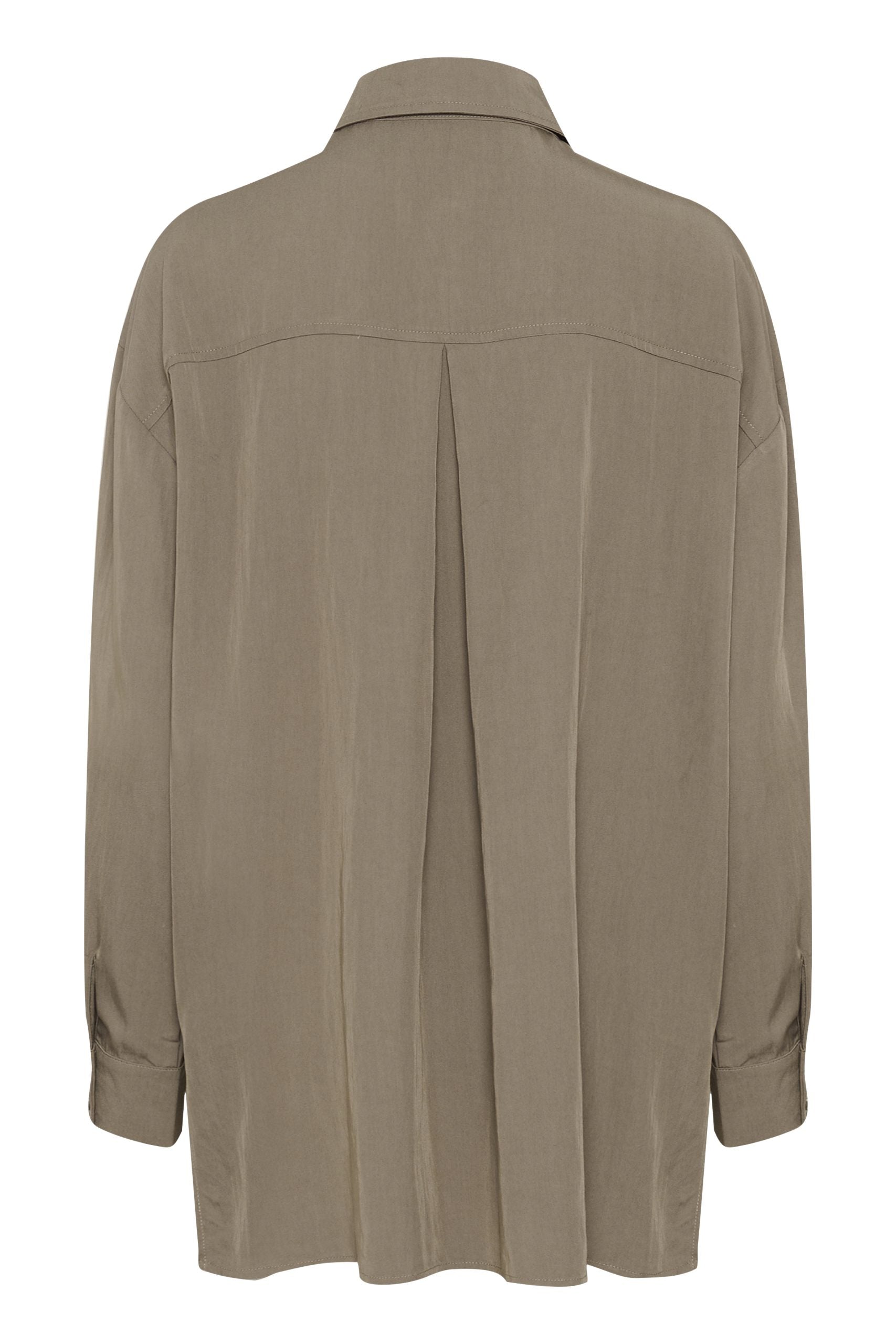 My Essential Wardrobe GildaMW Boxy Shirt walnut