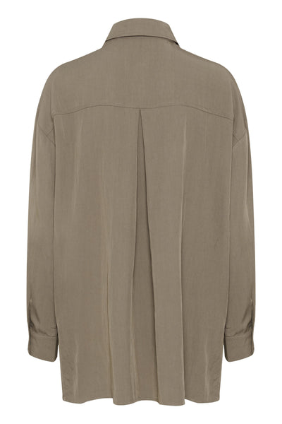 My Essential Wardrobe GildaMW Boxy Shirt walnut