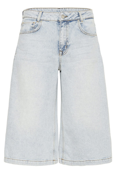 My Essential Jeans Wardrobe DangoMW 139 High X-Wide Shorts light blue retro wash