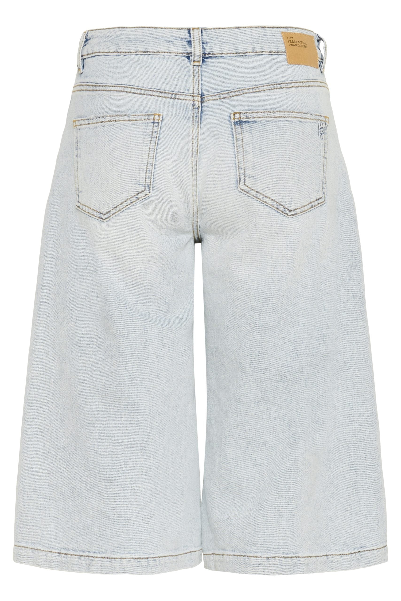 My Essential Jeans Wardrobe DangoMW 139 High X-Wide Shorts light blue retro wash