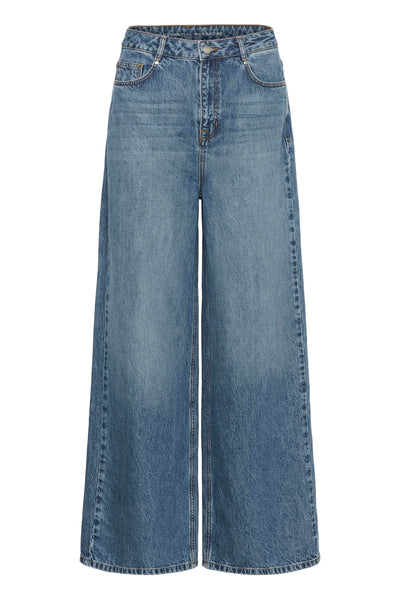 My Essential Wardrobe Jessie 174 Low Crotch X Wide L31 medium blue vintage wash