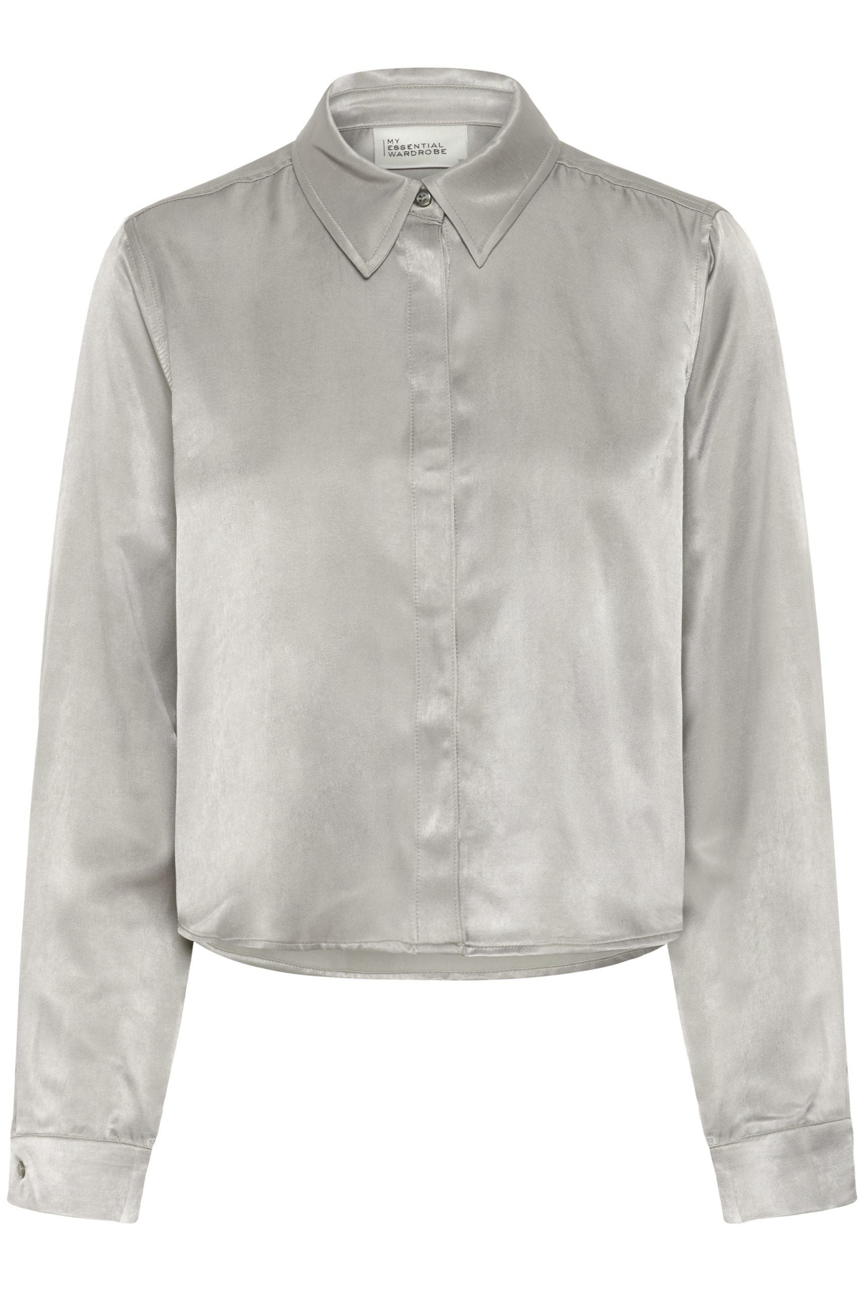 My Essential Wardrobe EstelleMW Short Shirt Blouse moon mist
