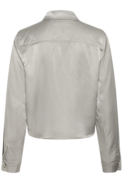 My Essential Wardrobe EstelleMW Short Shirt Blouse moon mist