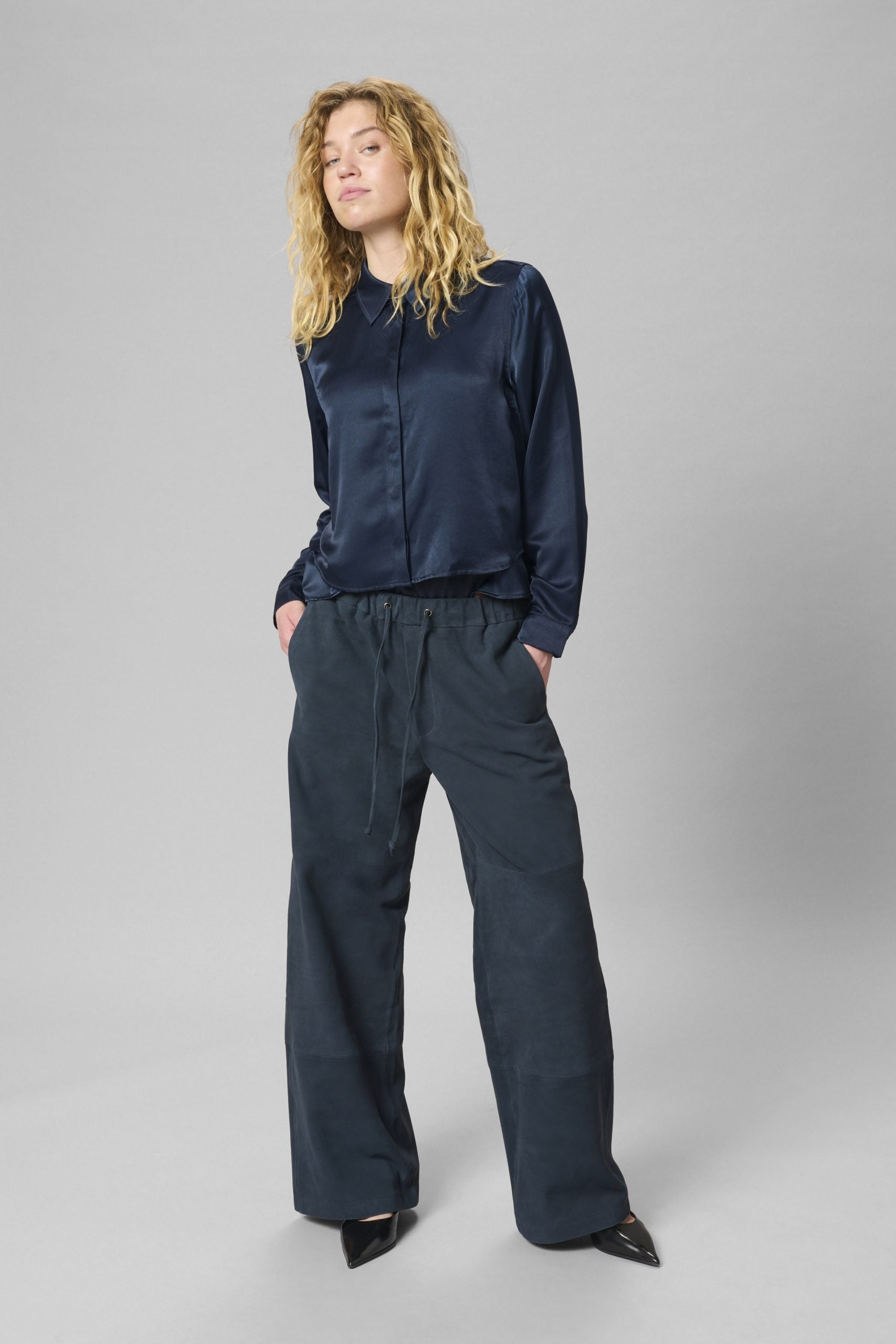 My Essential Wardrobe EstelleMW Short Shirt Blouse after midnight