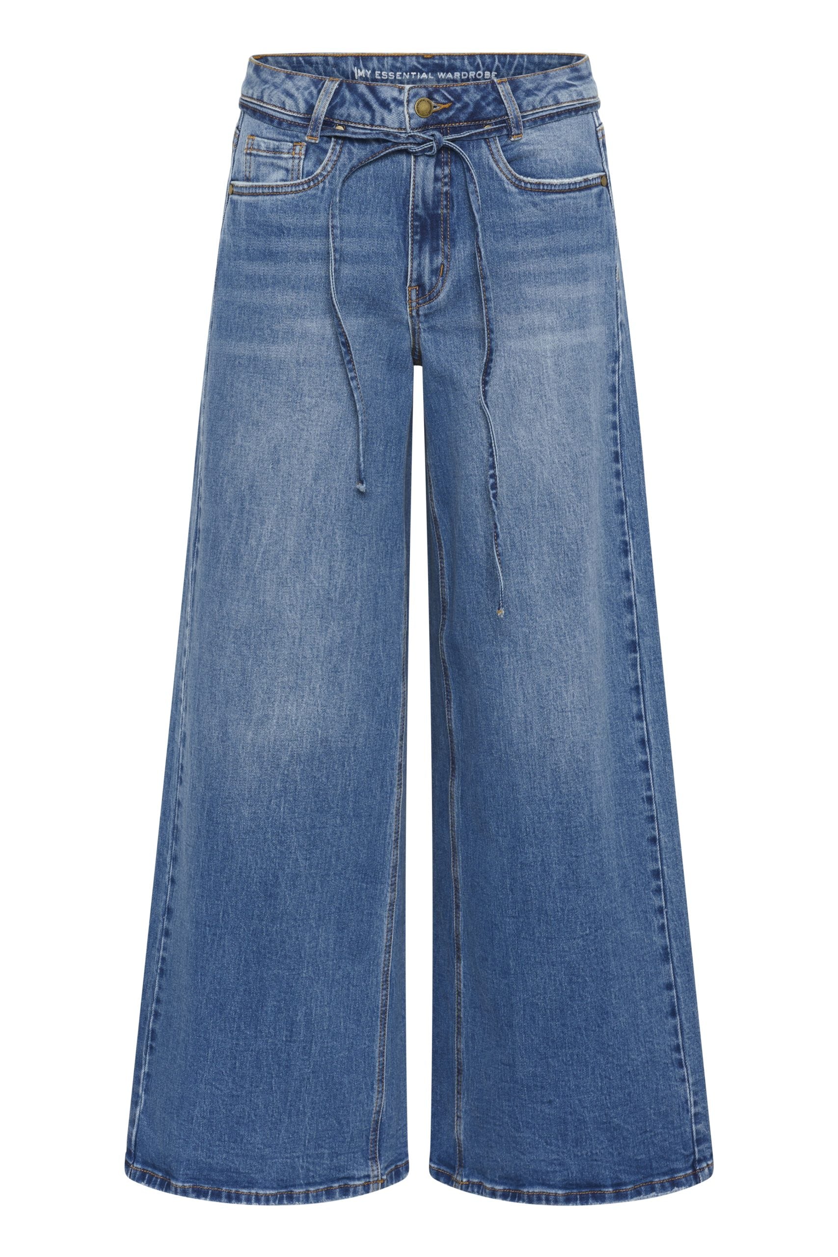 My Essential Wardrobe Jeans Karo 144 Mid X-Wide Broek L34 medium blue wash