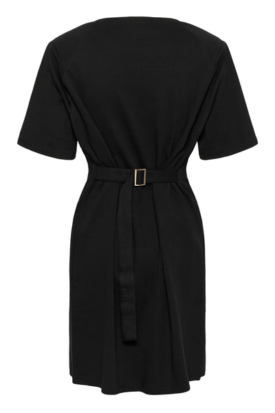 My Essential Wardrobe MWApir Belt Dress zwart