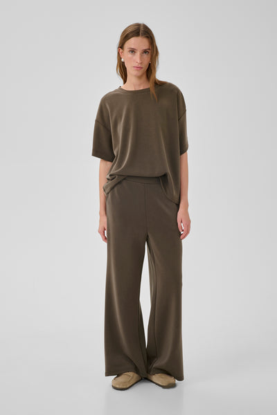 My Essential Wardrobe MWHelle Wide Pant major brown