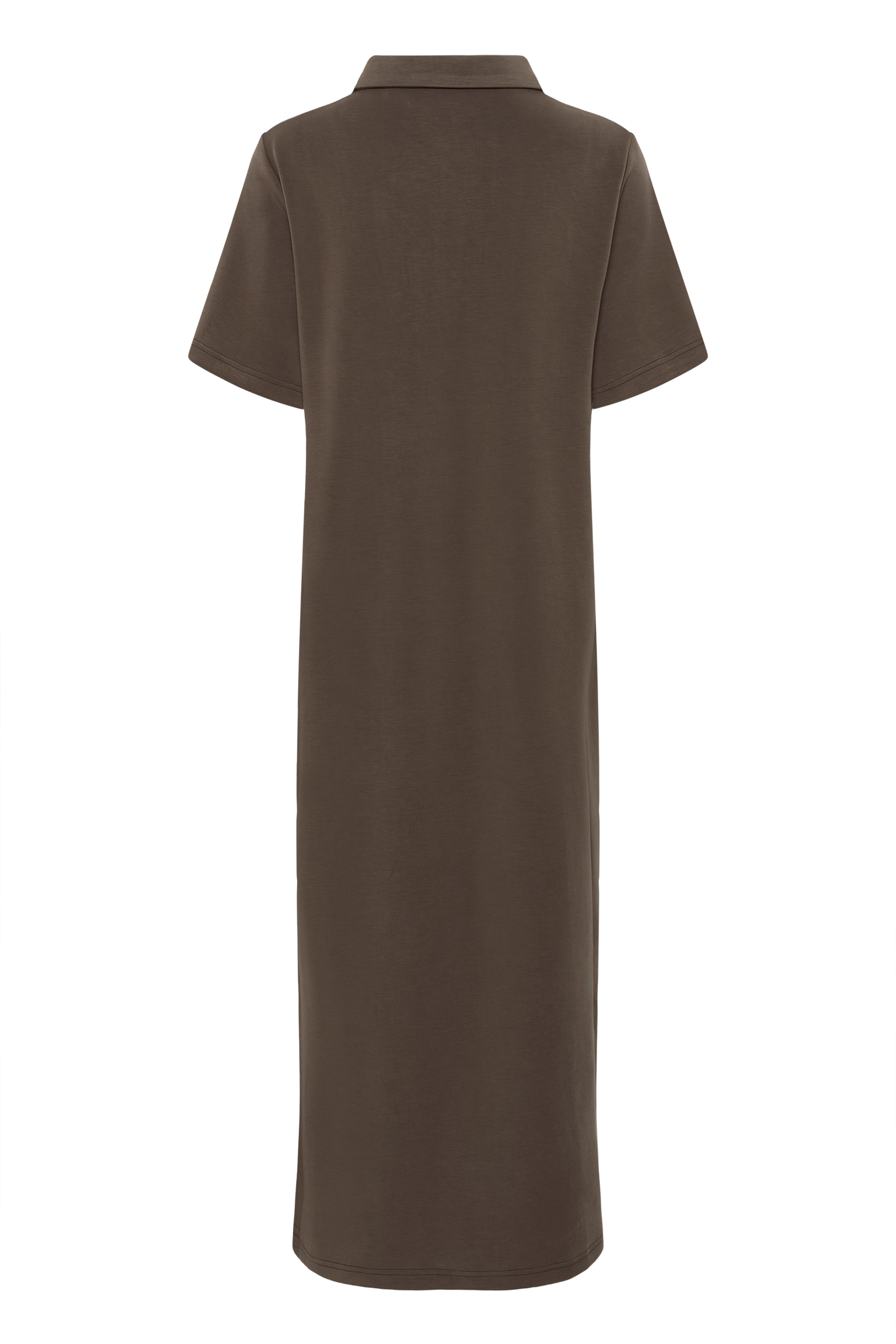 My Essential Wardrobe MWHelle Polo Long Dress major brown