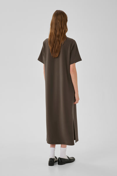 My Essential Wardrobe MWHelle Polo Long Dress major brown