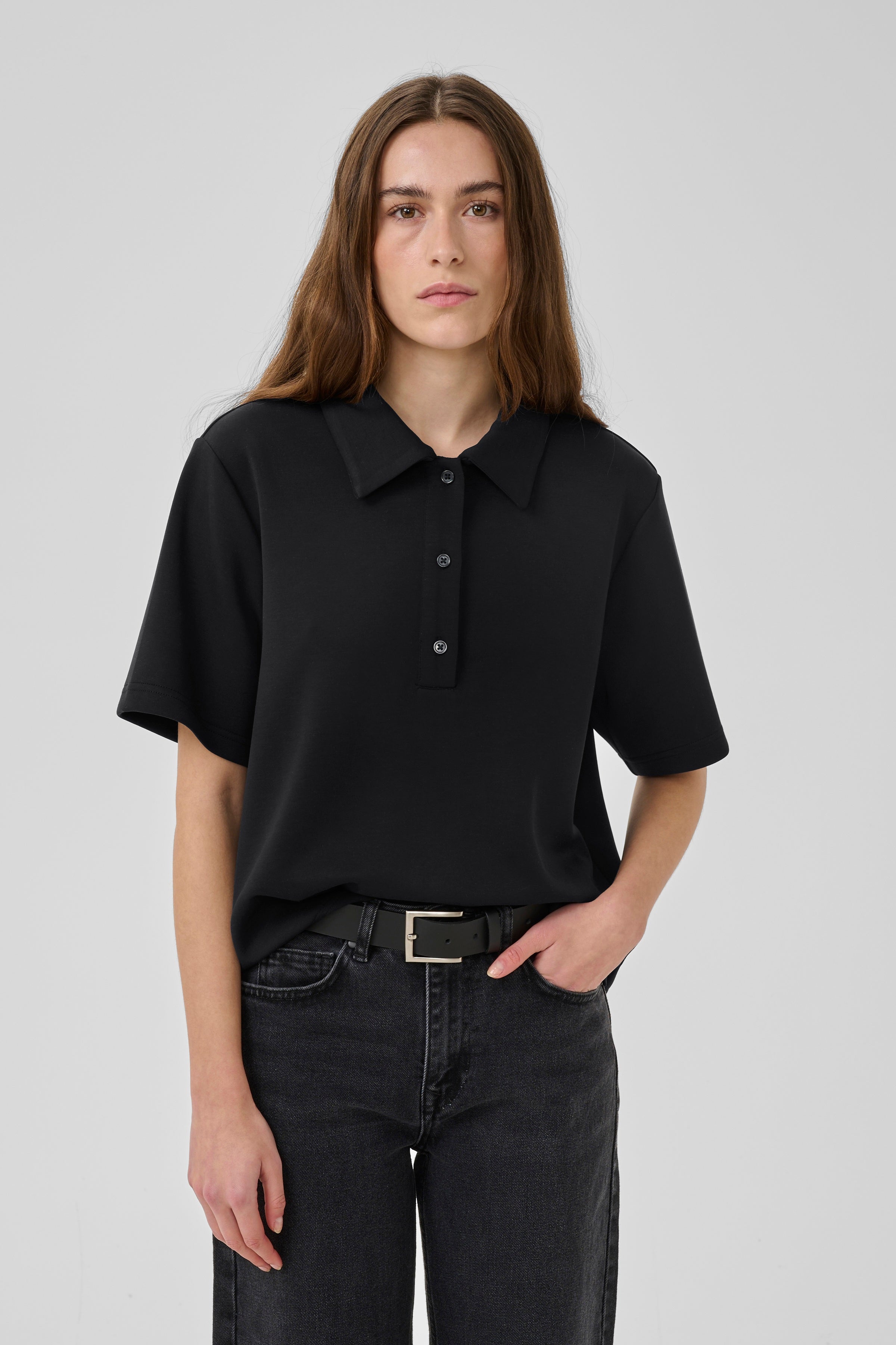 My Essential Wardrobe MWHelle Polo Tee