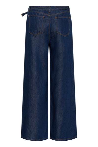 My Essential Wardrobe Tasma 181 Mid X Wide L34 dark blue unwash