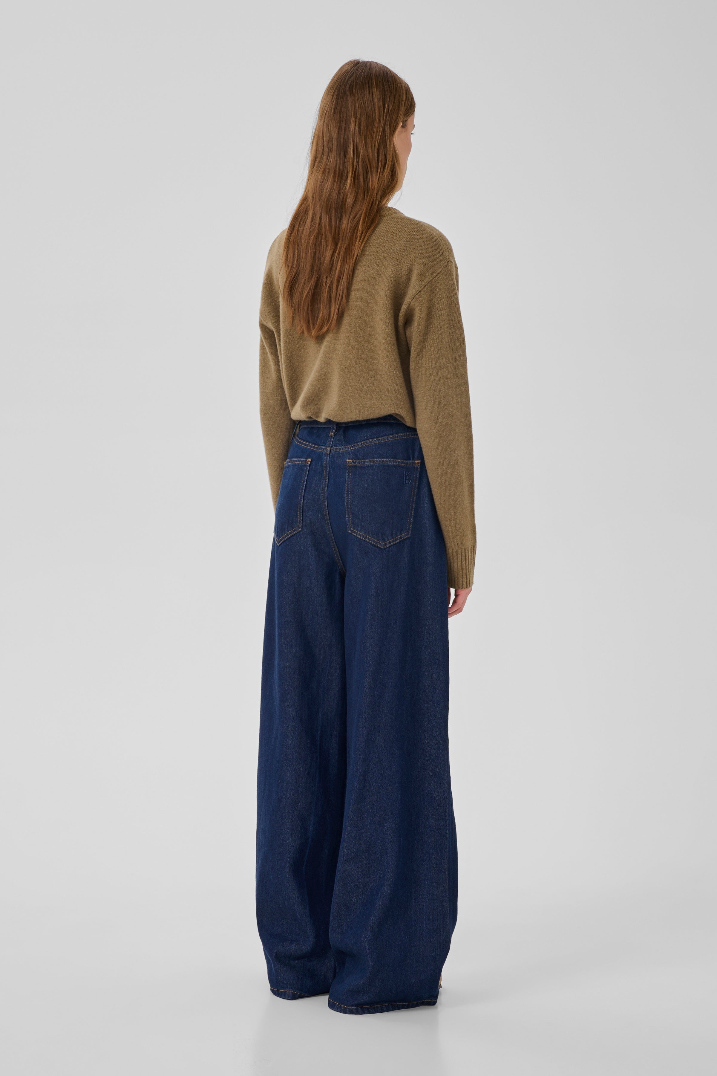 My Essential Wardrobe Tasma 181 Mid X Wide L34 dark blue unwash