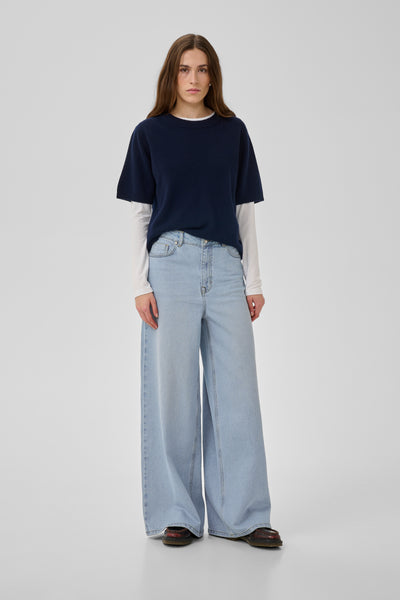 My Essential Wardrobe Jessie 139 Low Crotch X Wide L33 light blue
