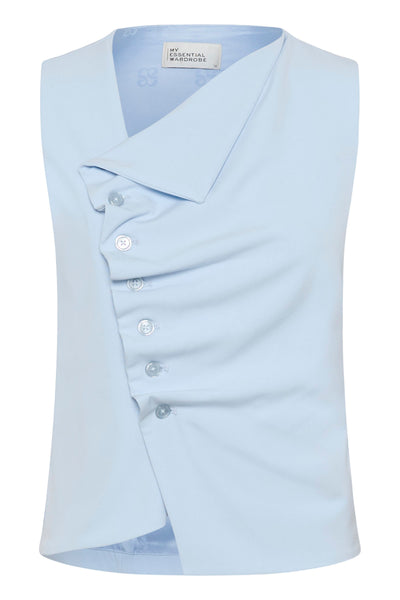 My Essential Wardrobe Hace Top cashmere blue