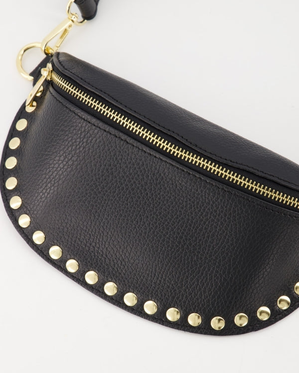 Debby Tas Leer Studs T288 zwart