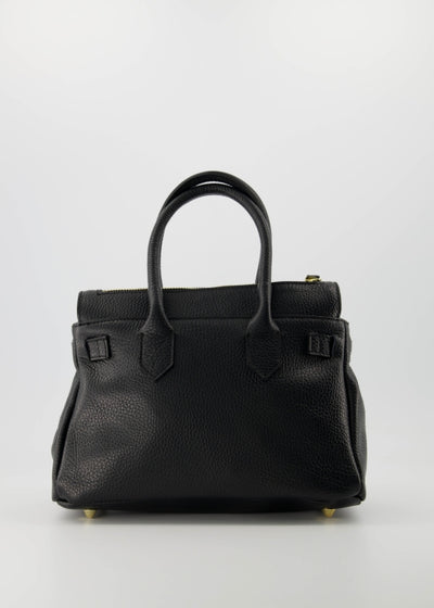 Birdie Small Handtas Leer Zwart T301